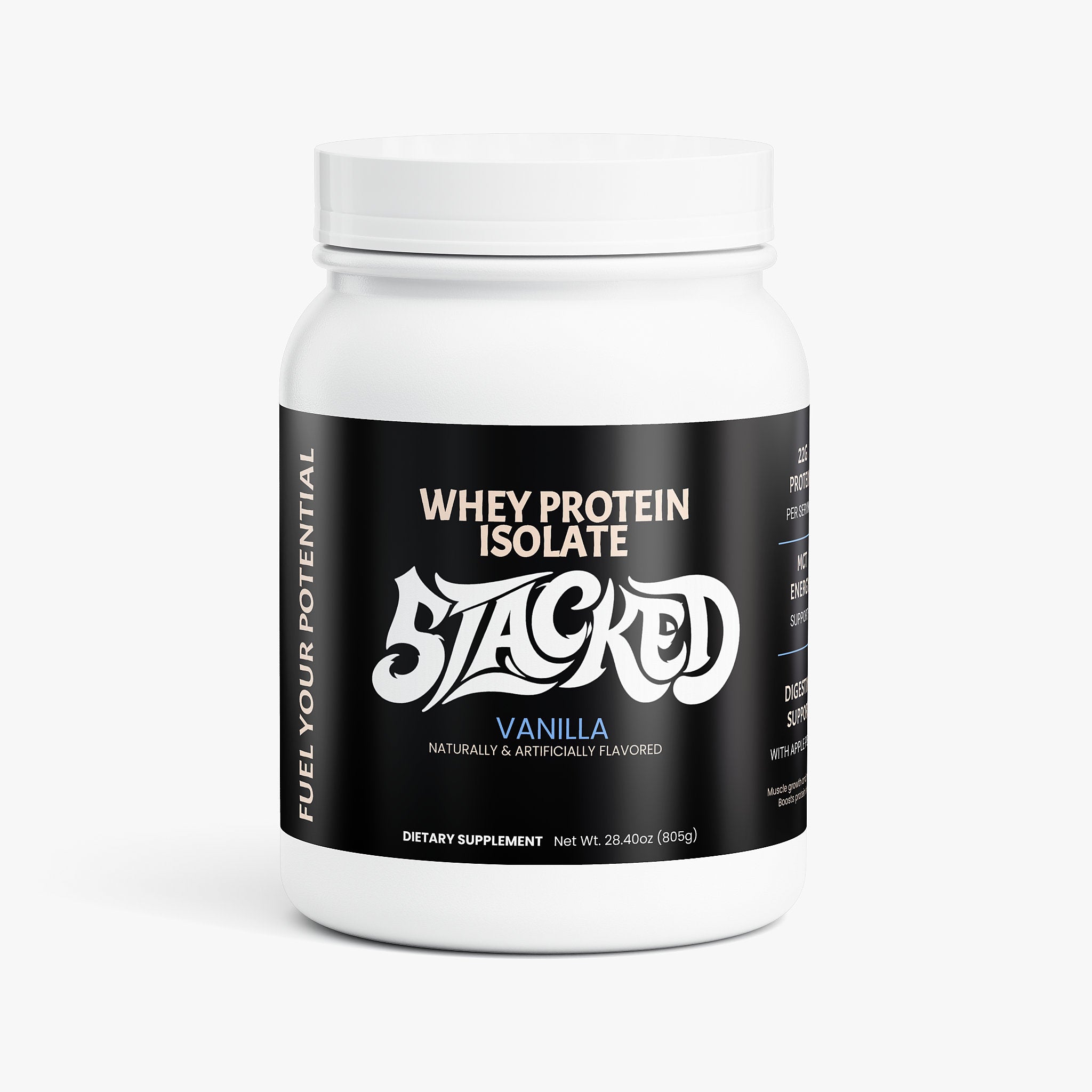 STACKED Whey Protein Isolate (Vanilla)