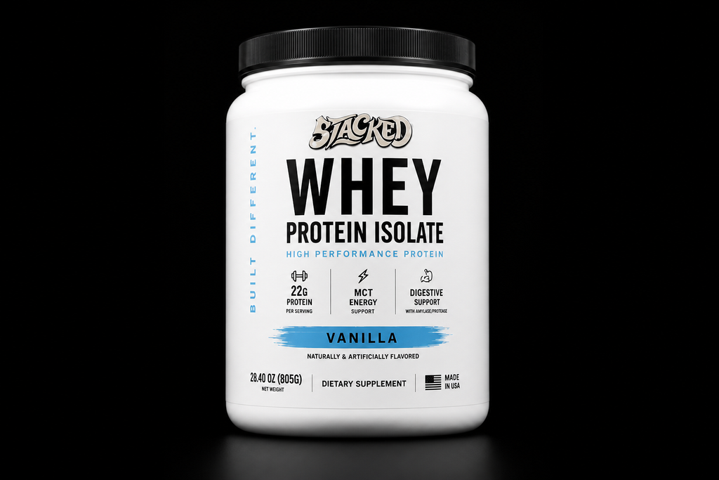 STACKED Whey Protein Isolate (Vanilla)