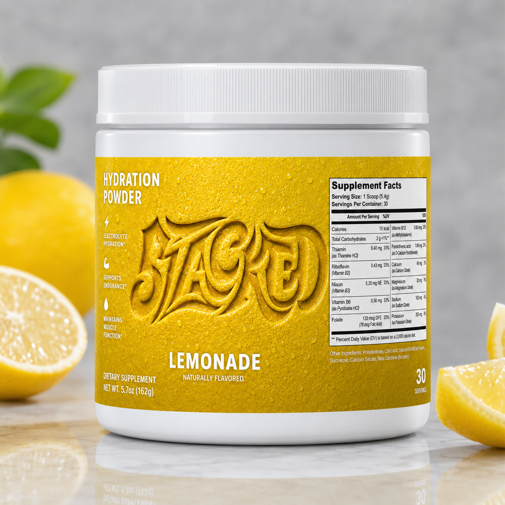 STACKED Hydration Powder (Lemonade)